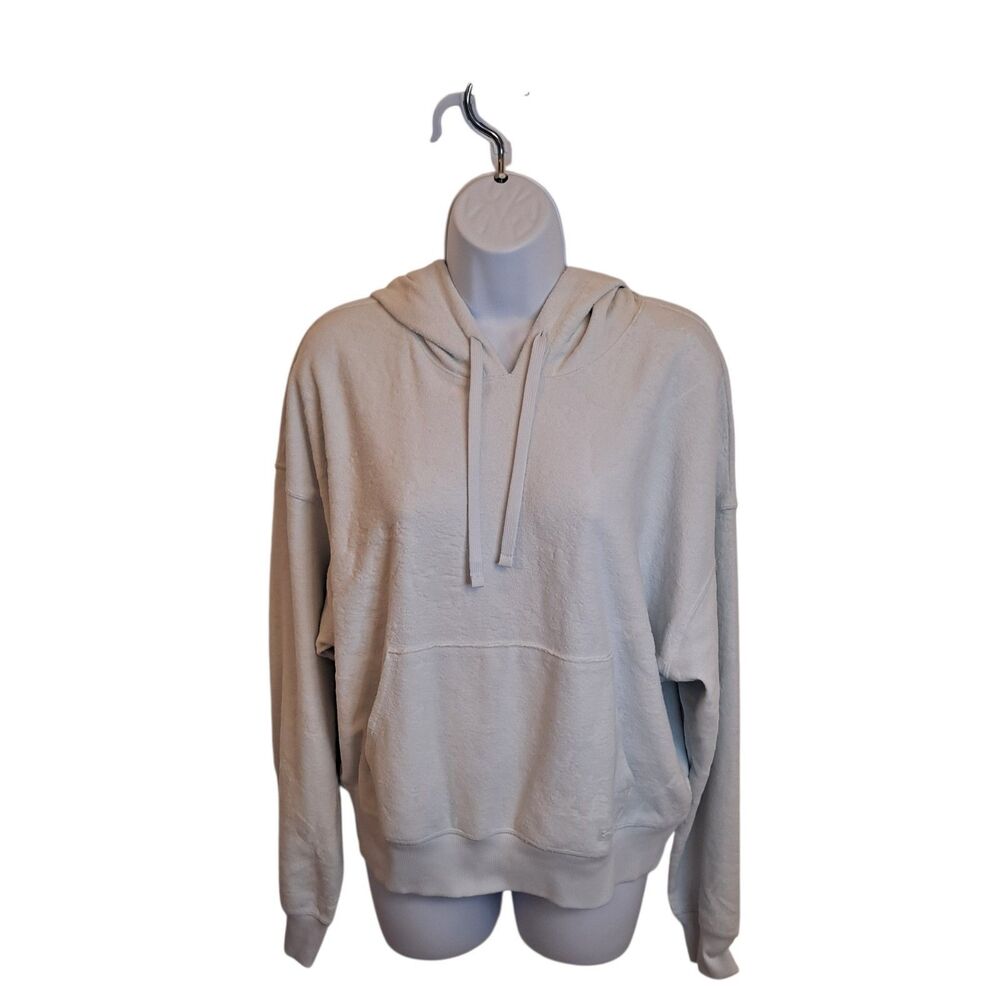 Under Armour Women's Journey Terry Loose Hoodie Size M Off-white NWT